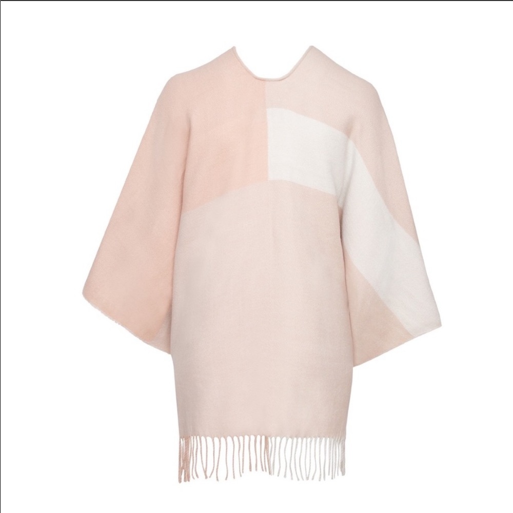 SOLD Soia & Kyo | Woven Scarfigan Fringe in Quartz - Picture 4 of 10